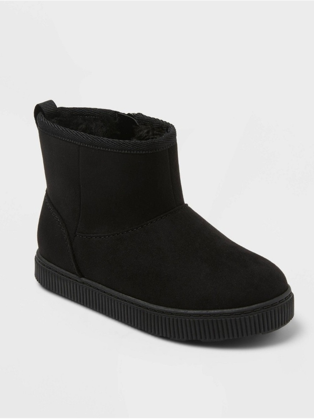 Cat & Jack Black Toddler Booties b169s